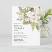 Greenery Boho Pampas Grass Vrijgezellenfeest Kaart (Staand voorkant)