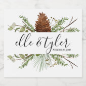 Greenery Boho Wedding Beer Fles Label Bier Etiket (Enkel label)