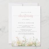 Greenery Boho Wildflower Uitnodiging (Voorkant)