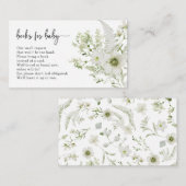 Greenery Books for Baby Informatiekaartje (Voorkant / Achterkant)