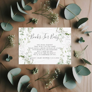 Greenery Books for Baby Informatiekaartje