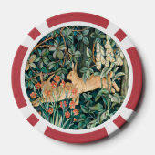  "Greenery" - Boombloem & Konijn Poker Chips (Achterkant)