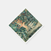  "Greenery" - Boombloem & Konijn Servet (Hoek)