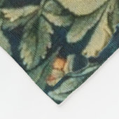 GREENERY, BOSBOUWDIEREN, fazant, vossen, groene bl Fleece Deken (Hoek)