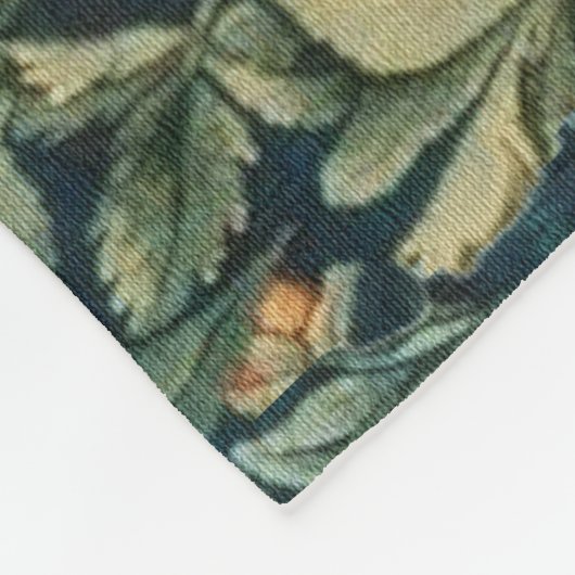 GREENERY, BOSBOUWDIEREN, fazant, vossen, groene bl Fleece Deken (Hoek)