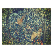 GREENERY, BOSBOUWDIEREN, fazant, vossen, groene bl Tafelkleed (Voorkant (Horizontaal))