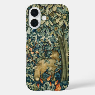 GREENERY,BOSBOUWDIEREN Fox,fazant,groene bloemen iPhone 16 Hoesje