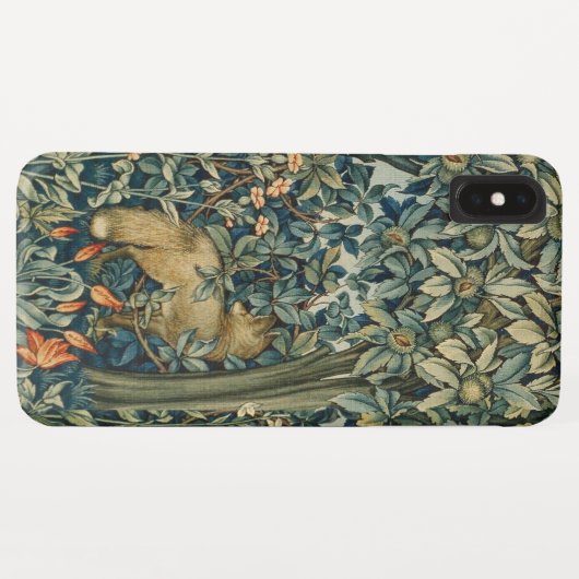 GREENERY,BOSBOUWDIEREN Fox,fazant,groene bloemen Case-Mate iPhone Case (Achterkant (horizontaal))