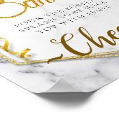 Greenery Botanical Baby shower Mimosa Bar Sign Poster (Hoek)