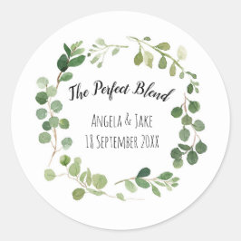 Greenery Botanical Bedankt Sticker