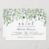 Greenery Botanical Eucaliptus Vrijgezellenfeest   Kaart (Voorkant / Achterkant)