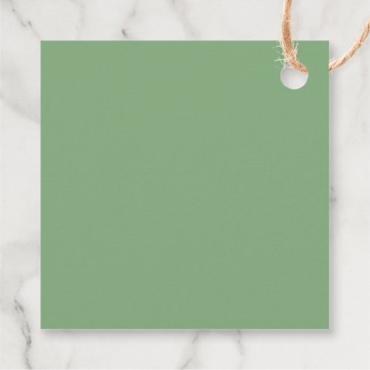 Greenery Botanical Foliage Calligraphy Wedding Bedankjes Labels (Achterkant)