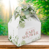 Greenery Botanical Foliage Dusty Roos Baby shower Bedankdoosjes