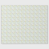 *~* Greenery Botanical Gold Leaves Twigs Branches Cadeaupapier (Vlak)