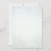 Greenery Botanical Leaves Save the Date Kaart (Achterkant)