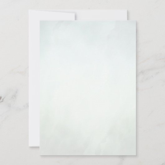 Greenery Botanical Leaves Save the Date Kaart (Achterkant)