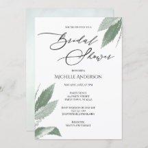 Greenery Botanical Leaves Vrijgezellenfeest