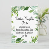 Greenery Botanical Sign 5x7-inch formaat Kaart (Staand voorkant)