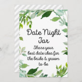 Greenery Botanical Sign 5x7-inch formaat Kaart (Voorkant / Achterkant)