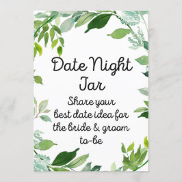 Greenery Botanical Sign 5x7-inch formaat Kaart