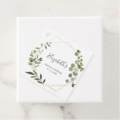 Greenery Botanical Vrijgezellenfeest Bedankjes Labels (In situ)