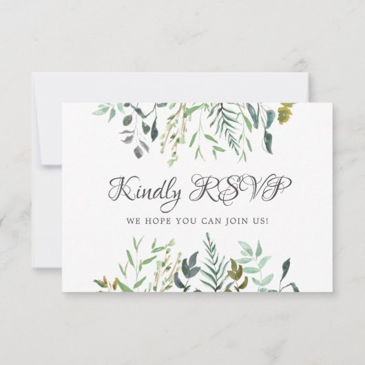 Greenery | Botanisch antwoord met keuze uit maalti (Achterkant)