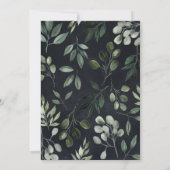 Greenery Bouquet Wedding Suite Kaart (Achterkant)