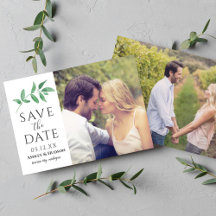 Greenery Branch Wedding White