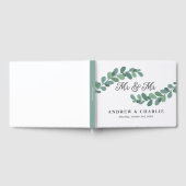 Greenery Branches Mr & Mr Gay Wedding Gastenboek (Volledig)