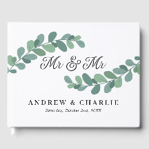 Greenery Branches Mr & Mr Gay Wedding