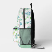Greenery Breeze Custom Print Cut Naaizak Bedrukte Rugzak (Rechts)