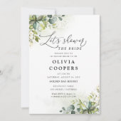 Greenery Bridal Shower Kaart (Voorkant)