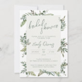 Greenery Bridal Shower Kaart (Voorkant)