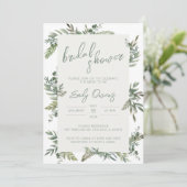 Greenery Bridal Shower Kaart (Staand voorkant)