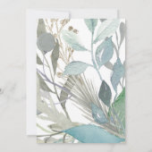 Greenery Bridal Shower Kaart (Achterkant)