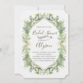 Greenery Bridal Shower Kaart (Voorkant)