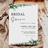 Greenery Bridal Shower Kaart