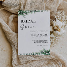 Greenery Bridal Shower Kaart