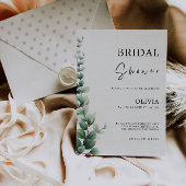 Greenery Bridal Shower Kaart