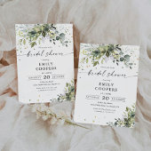 Greenery Bridal Shower Kaart