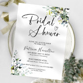 Greenery Bridal Shower Kaart