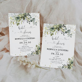 Greenery Bridal Shower Kaart