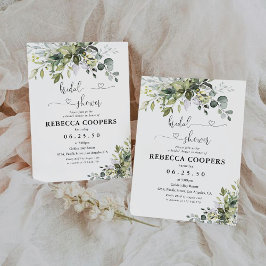 Greenery Bridal Shower Kaart