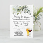 Greenery Brouwen en Wijnparen Douche Kaart (Staand voorkant)