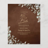 Greenery Brown Wedding Herfst Winter (Voorkant)