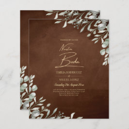 Greenery Brown Wedding Herfst Winter
