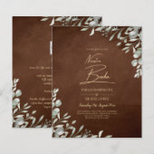Greenery Brown Wedding Herfst Winter (Voorkant / Achterkant)
