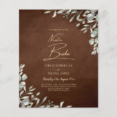 Greenery Brown Wedding Herfst Winter (Voorkant)