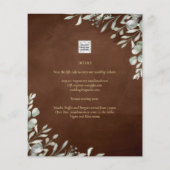 Greenery Brown Wedding Herfst Winter (Achterkant)