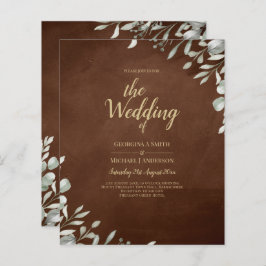 Greenery Brown Wedding Herfst Winter